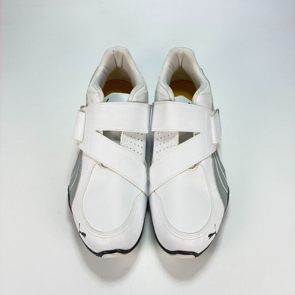 Puma Attaq White Limestone Gray Motosports Sneakers Shoes 354530-06 Mens Size 13 main image 8